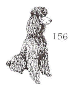 dog stamp 156